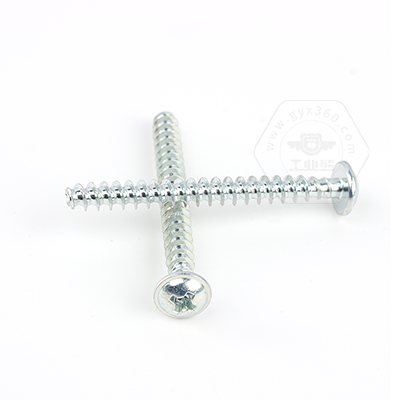 <a href=http://m.sufanlife.com/ target='_blank'>工業(yè)熊</a>10B21碳鋼環(huán)保藍(lán)白鋅(48/72h)十字盤頭帶墊平尾塑膠件專用自攻釘Q/GYX